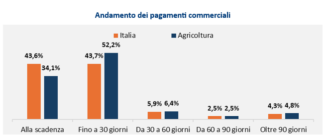 Andamento dei pagamenti commerciali