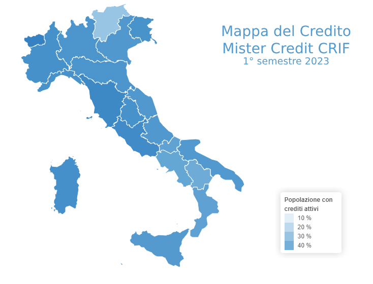 Mappa del Credito, Italia